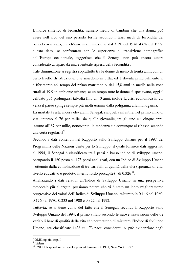 Anteprima della tesi: Senegal, settore informale, gruppi vulnerabili, Pagina 6