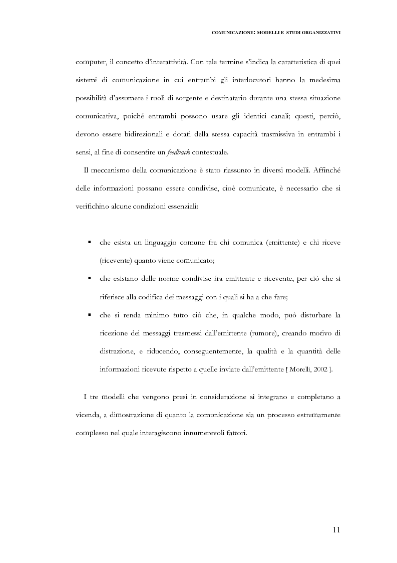 Anteprima della tesi: Comunicare in azienda: le nuove tecnologie come valore aggiunto alla comunicazione organizzativa, Pagina 7