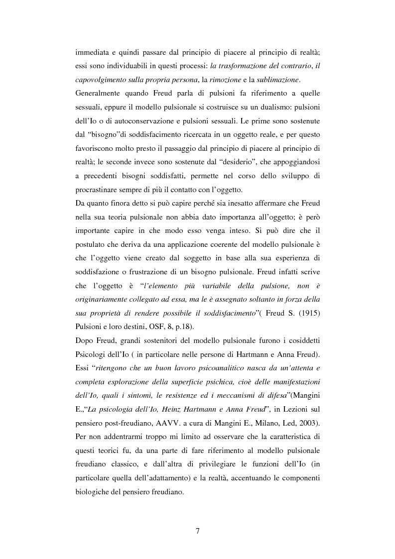 Estratto dalla tesi: Le vertigini: un sintomo di frontiera. Un'integrazione a livello teorico-clinico tra modello pulsionale e modello relazionale