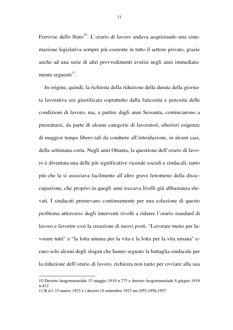 Anteprima della tesi: Il lavoro della donna tra part-time e attività domestica, Pagina 9