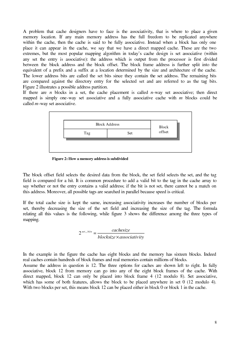 Anteprima della tesi: Cache-Simulator of a MultiProcessor Architecture for AXE CP, Pagina 5