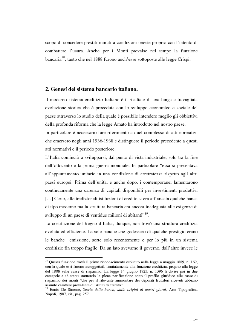 Anteprima della tesi: Fondazioni bancarie: evoluzione storica e analisi degli oggetti sociali, Pagina 13