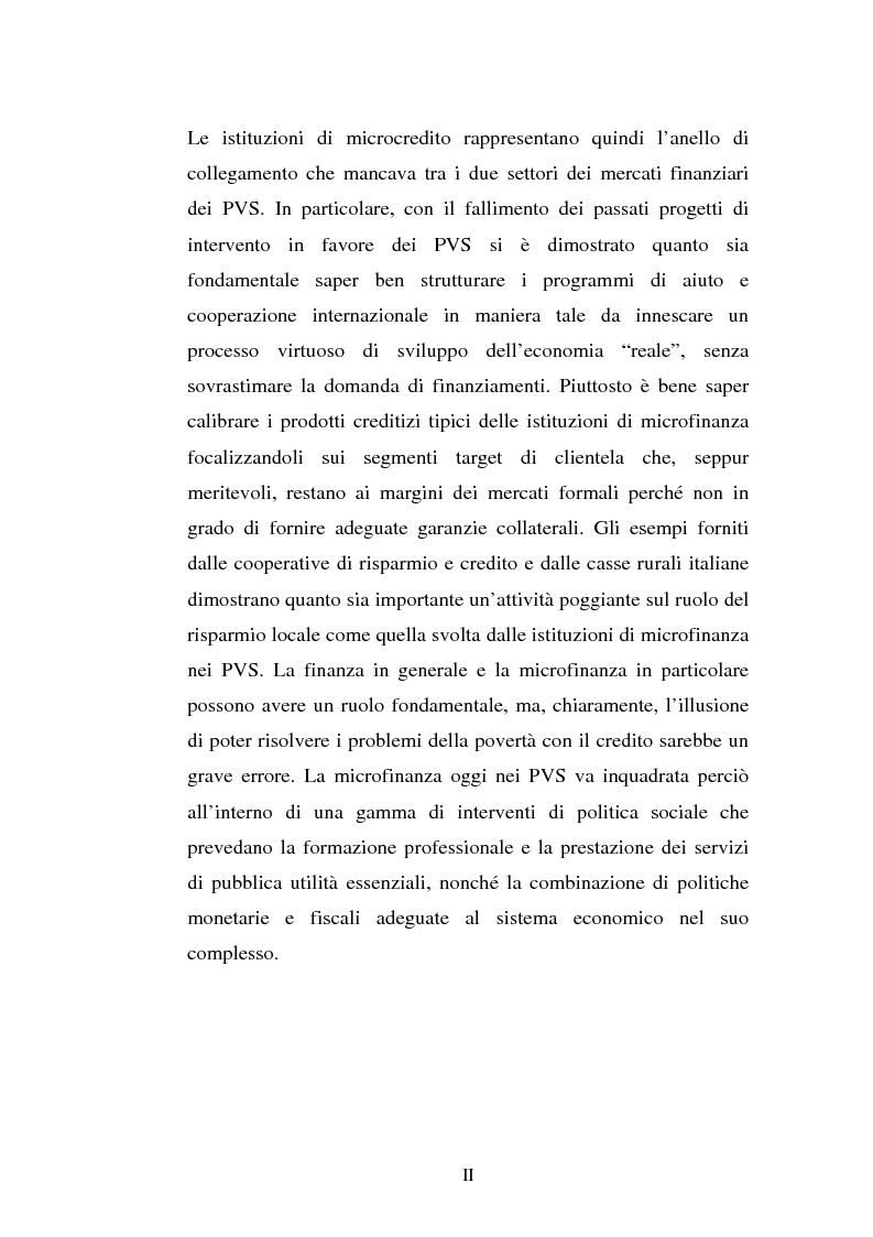 Anteprima della tesi: La microfinanza e la sostenibilità economica del group lending, Pagina 2