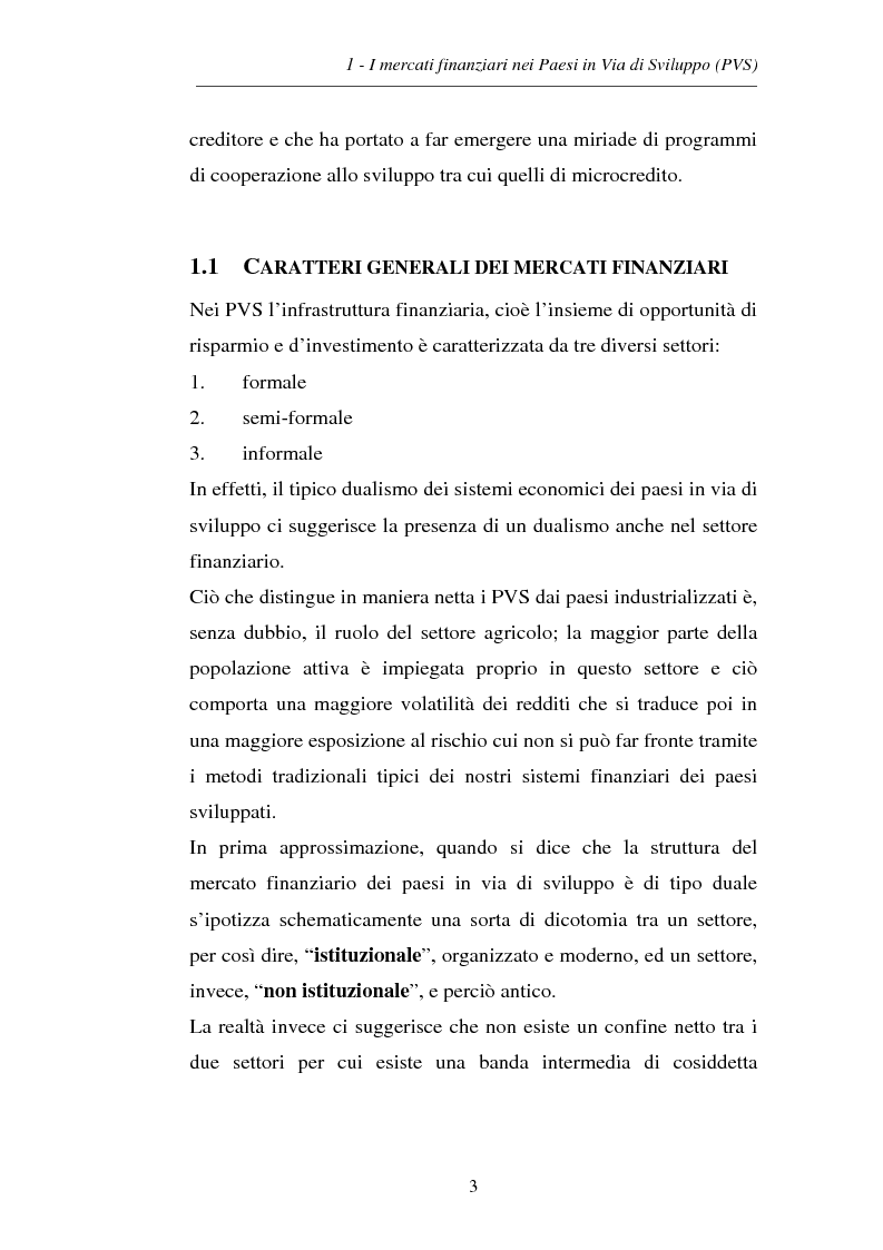 Anteprima della tesi: La microfinanza e la sostenibilità economica del group lending, Pagina 9