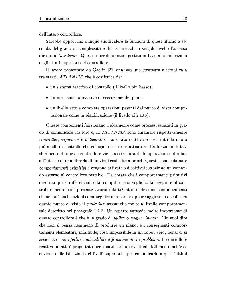 Anteprima della tesi: Progettazione e verifica sperimentale di un controllore neurale per un rover autonomo da esplorazione planetaria, Pagina 11