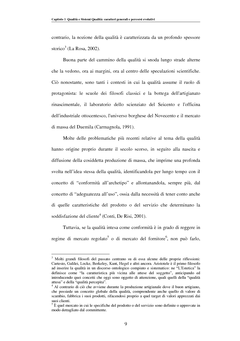 Estratto dalla tesi: Scuola e Sistema Qualità. Un caso di studio