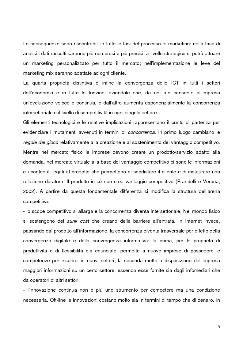 Anteprima della tesi: Internet Marketing Management: Analisi e comparazione dei siti nel settore della moda, Pagina 3