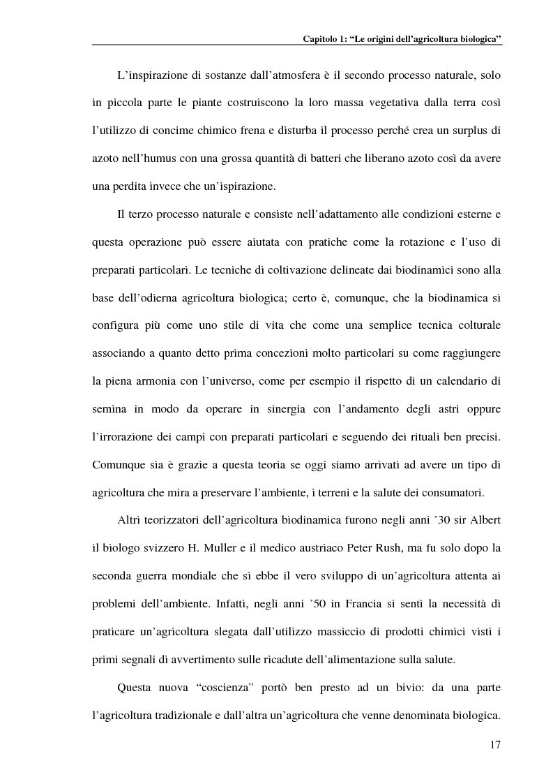 Anteprima della tesi: Studio di fattibilità per la costituzione di un marchio toscano per le produzioni biologiche, Pagina 9
