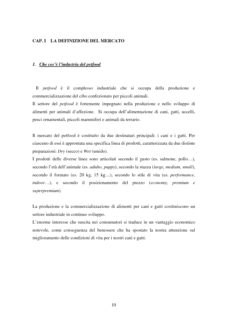 Anteprima della tesi: Il marketing strategico applicato al mercato italiano del pet food, Pagina 6