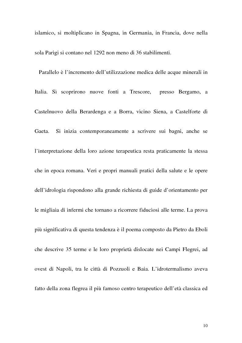 Anteprima della tesi: Itinerario termale da Pozzuoli a Napoli nel XIII secolo, Pagina 7