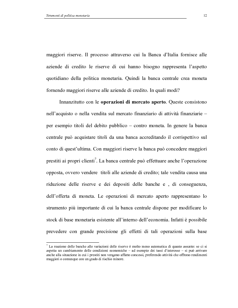 Anteprima della tesi: L'evoluzione del tasso ufficiale di sconto come strumento di politica monetaria, Pagina 10