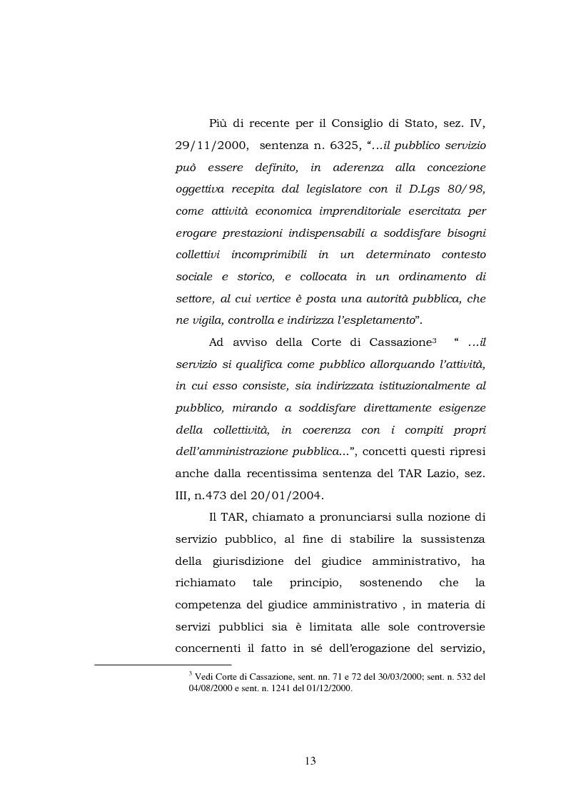 Anteprima della tesi: L’articolo 35, Legge 448/2001, Legge finanziaria 2002, in rapporto con la riforma del Titolo V della Costituzione e la normativa comunitaria, Pagina 13