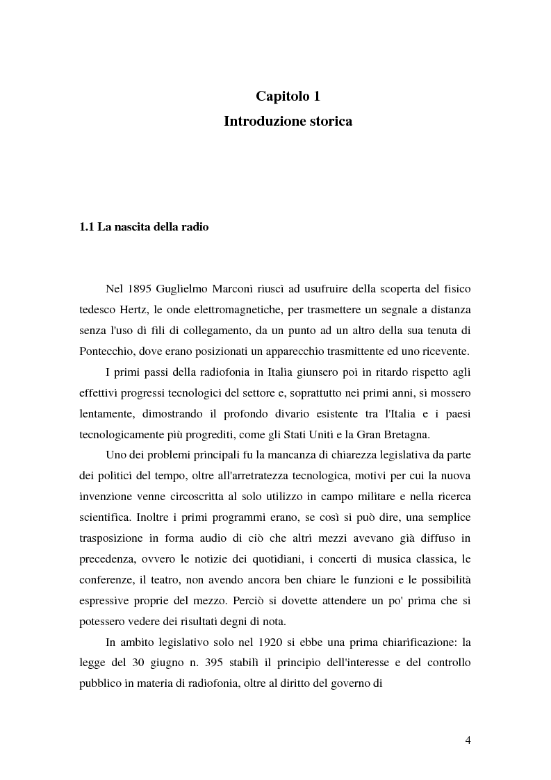 Anteprima della tesi: Un'esperienza radiofonica: un radiodramma per UNIRai, Pagina 4