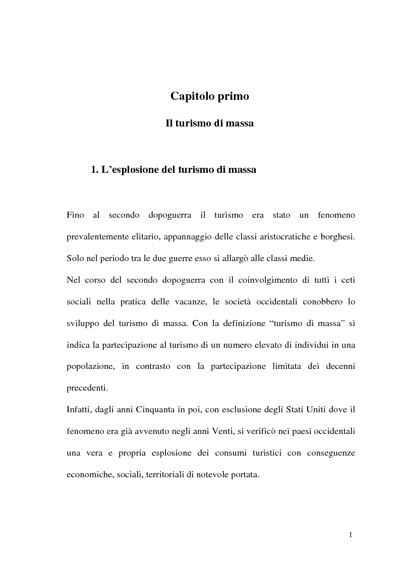 Anteprima della tesi: L'evoluzione del turismo: dal turismo di massa al turismo globale, Pagina 5
