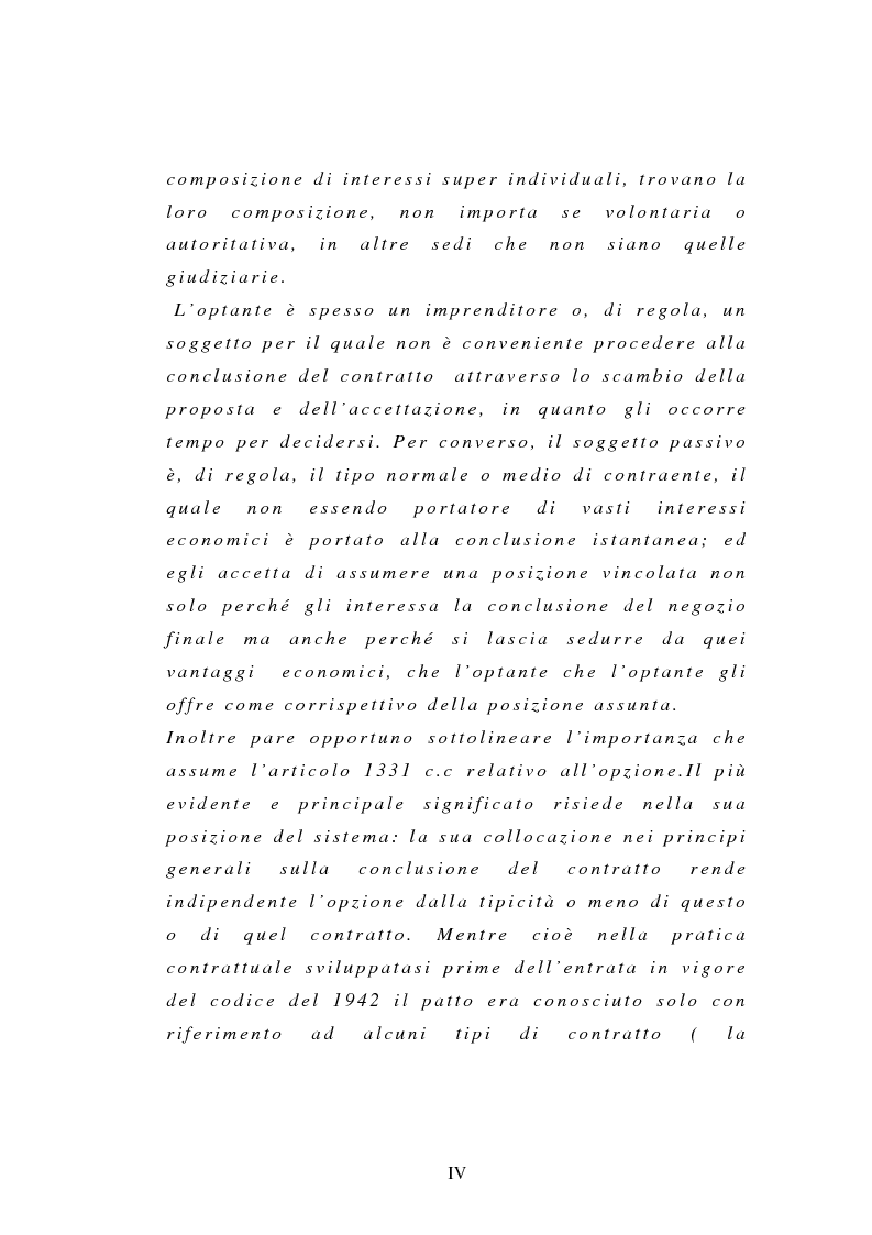 Anteprima della tesi: L'opzione, Pagina 3
