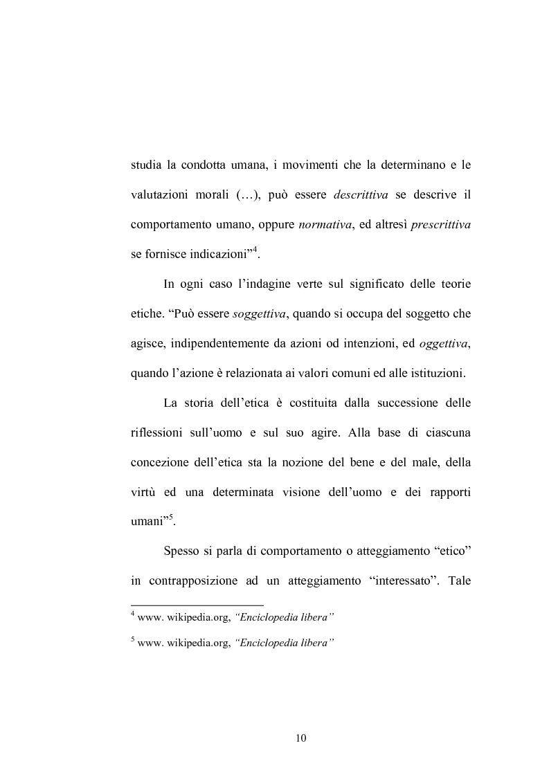 Anteprima della tesi: La finanza etica : la misurazione volontaria della Social Accountability . La norma SA 8000 e le sue applicazioni nel settore bancario e della finanza., Pagina 6