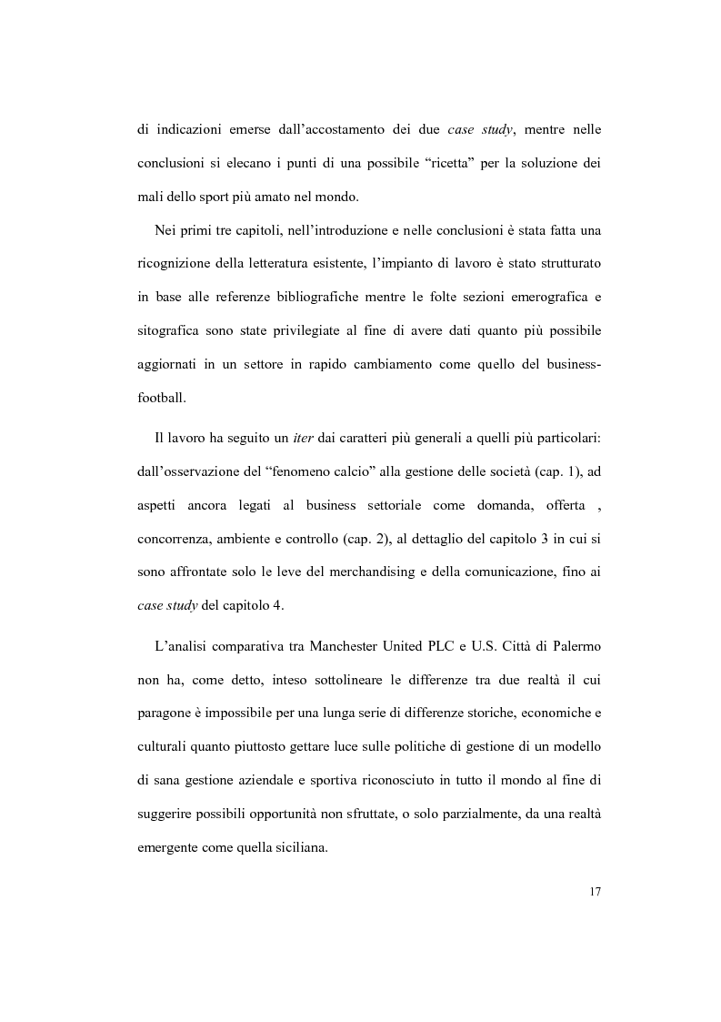 Anteprima della tesi: From theatre of Dreams to Pink Power. Strategie di marketing nel Manchester United PLC e nell'U.S. Città di Palermo, Pagina 13