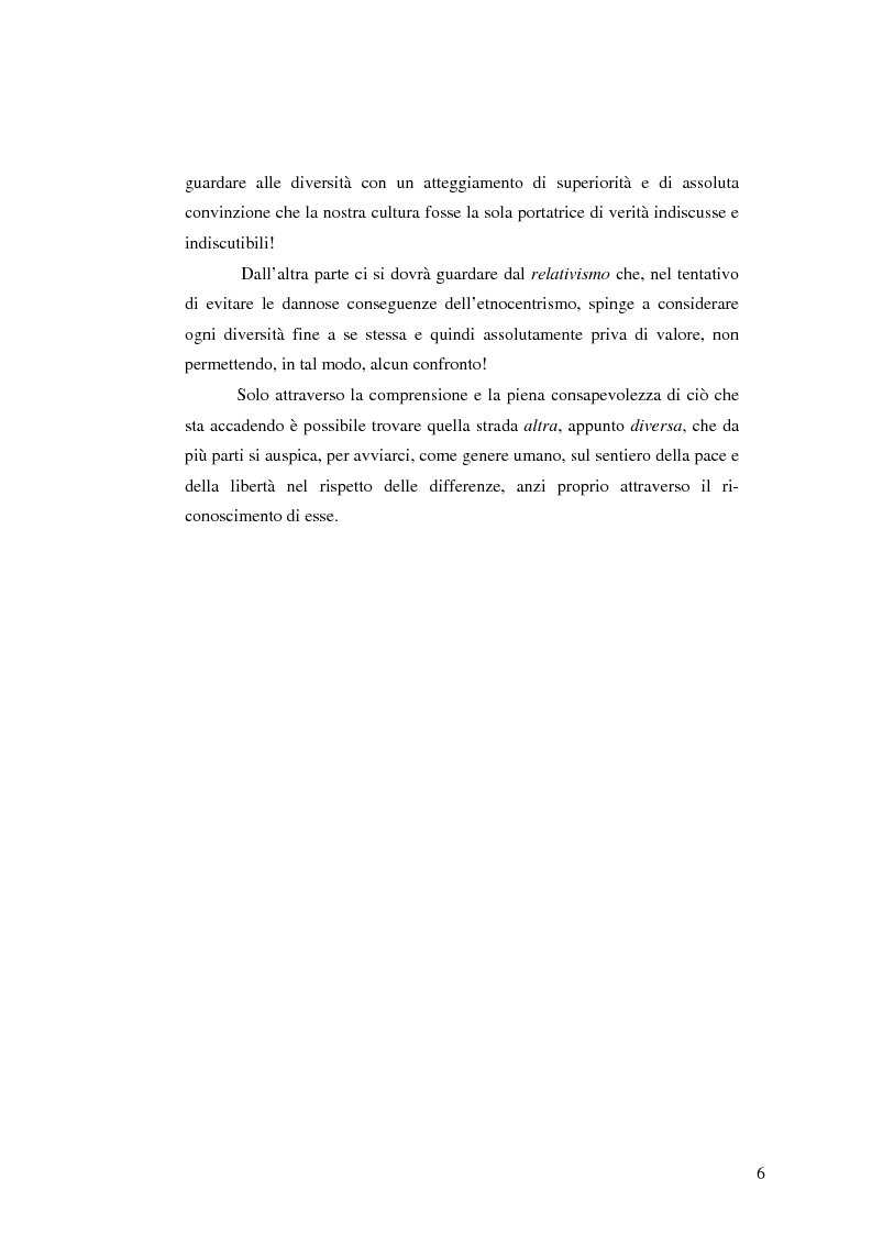 Anteprima della tesi: I diritti umani fra uguaglianza e differenza - Vivere la differenza nell'eguaglianza, Pagina 3