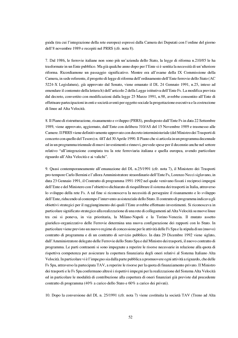 Anteprima della tesi: La politica dell'alta velocità in Toscana. Una ricerca sul policy making nelle politiche dei trasporti, Pagina 16