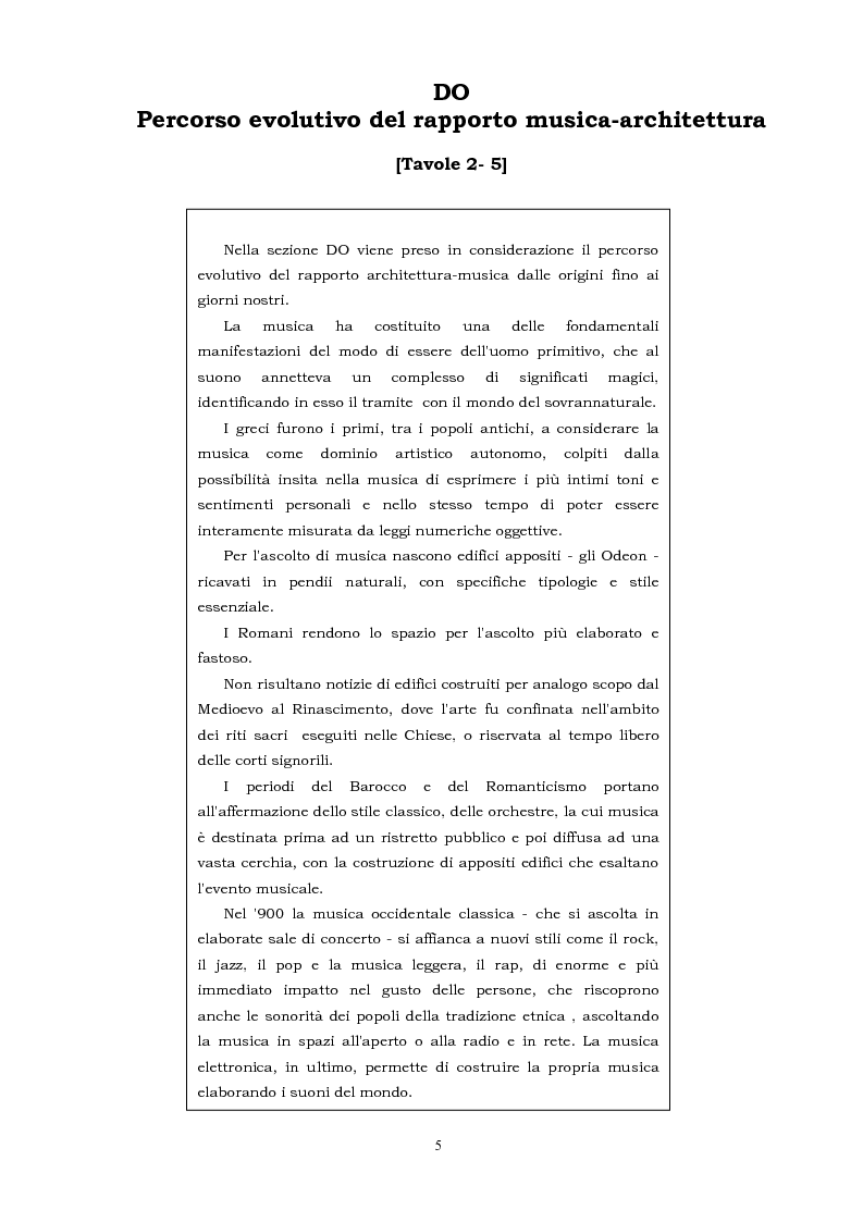 Anteprima della tesi: Spazi per la musica, Pagina 5