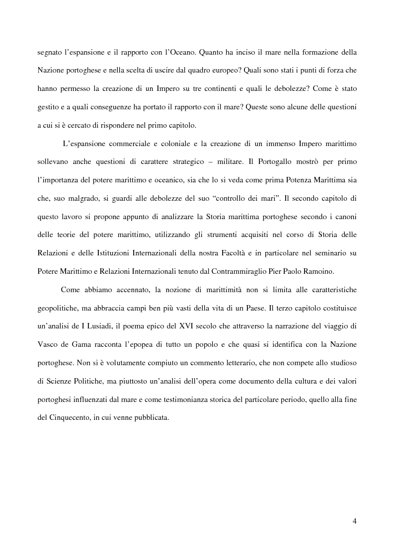 Anteprima della tesi: Il Portogallo e la marittimità, Pagina 2