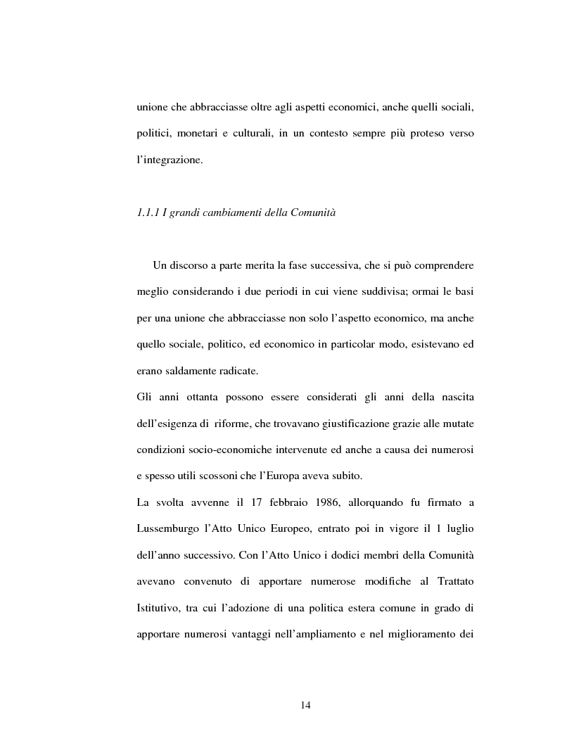 Anteprima della tesi: La convergenza regionale nelle politiche strutturali dell'Ue: un confronto tra Italia e Francia, Pagina 14