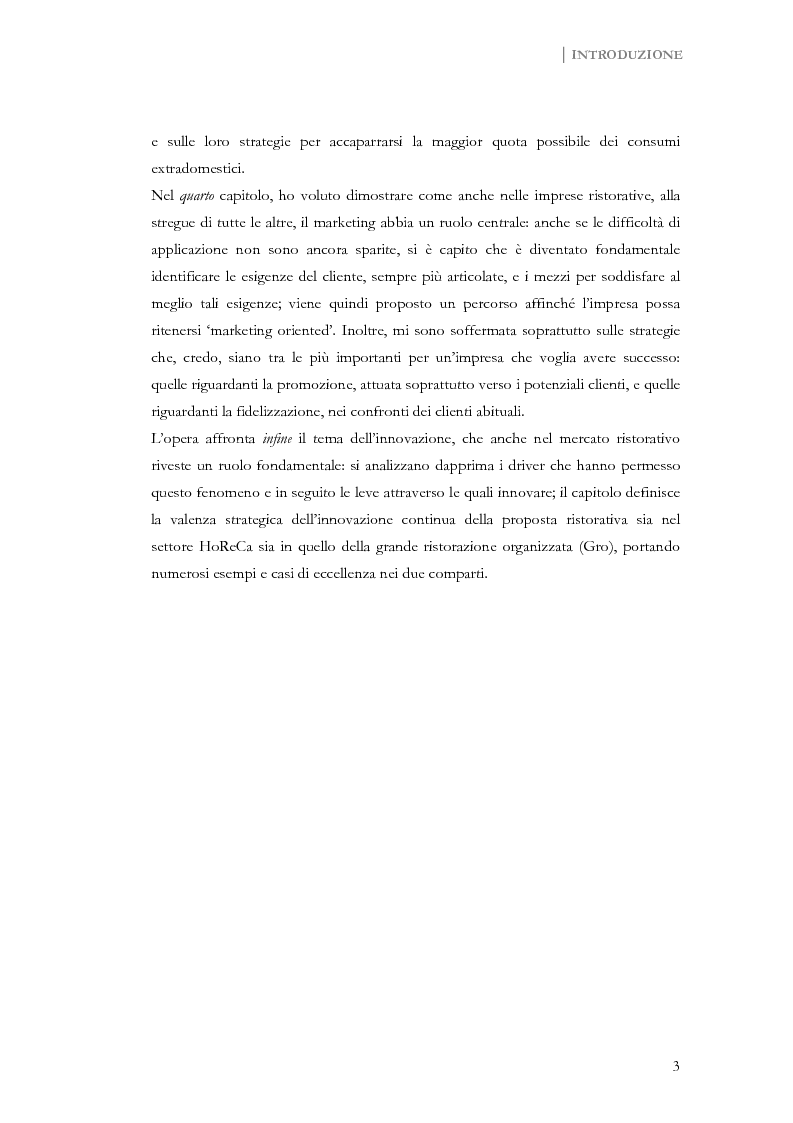 Anteprima della tesi: Strategie di marketing nel settore dei consumi extradomestici, Pagina 3