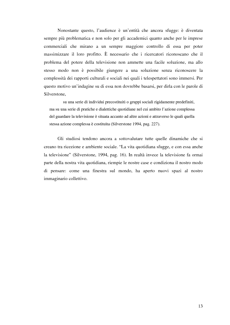 Anteprima della tesi: Osservare chi guarda. Il medium televisivo negli studi di antropologia culturale, Pagina 13