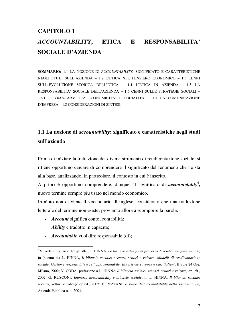 Anteprima della tesi: La responsabilità sociale nel processo di comunicazione esterna: il caso Coop, Pagina 7
