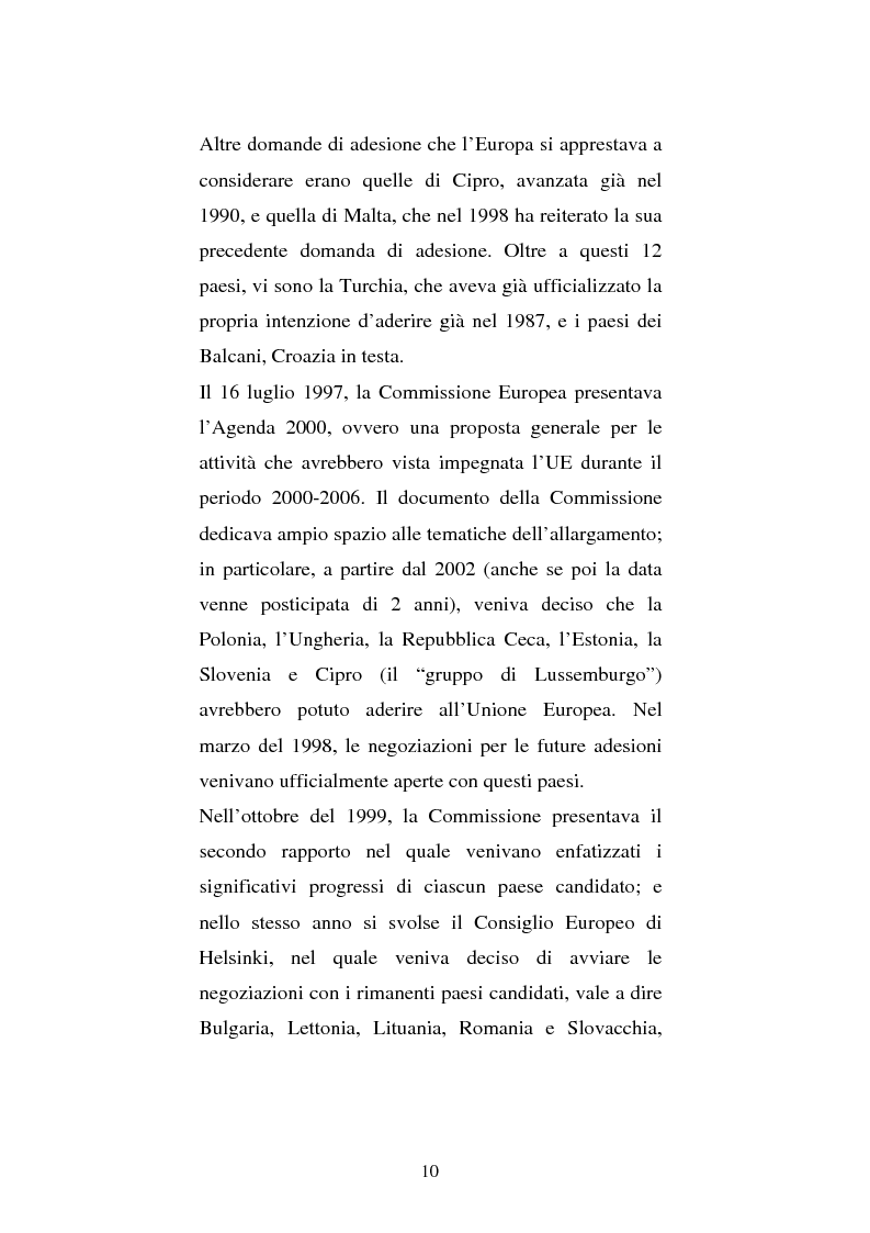 Anteprima della tesi: L'allargamento dell'Unione Europea: problematiche fiscali, Pagina 5