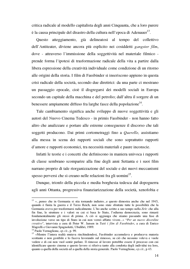 Anteprima della tesi: Analisi delle figure femminili nel cinema di Rainer Werner Fassbinder, Pagina 9