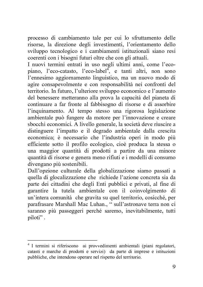 Anteprima della tesi: Turismo sostenibile. Lo sviluppo dei Bed and Breakfast in Italia., Pagina 5