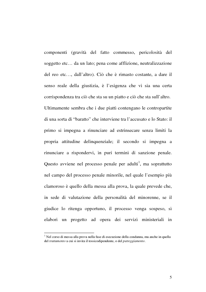 Anteprima della tesi: Reati di particolare gravità e sospensione del processo con messa alla prova dell'imputato, Pagina 2