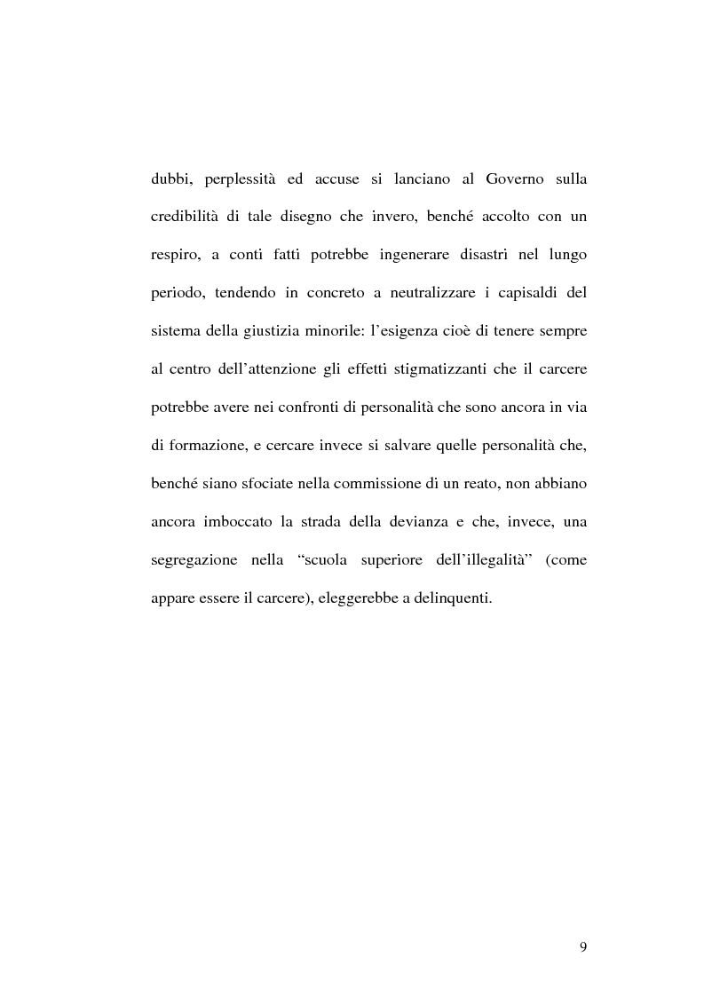 Anteprima della tesi: Reati di particolare gravità e sospensione del processo con messa alla prova dell'imputato, Pagina 6