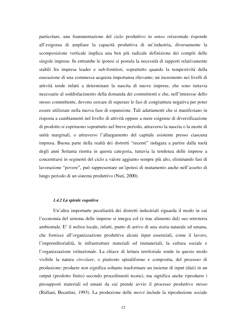 Anteprima della tesi: Il ruolo della conoscenza nei processi di internazionalizzazione dei distretti industriali, Pagina 9