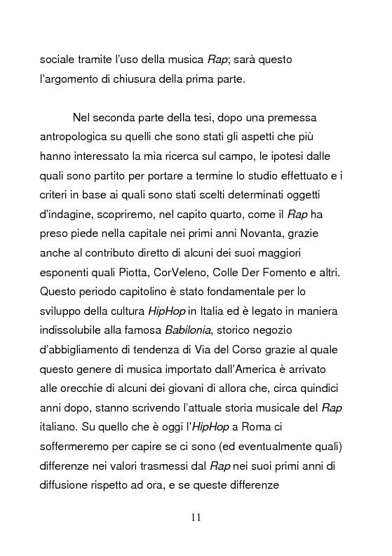 Anteprima della tesi: Underground & Commercial. Etnografia dei diversi volti dell'HipHop a Roma., Pagina 6