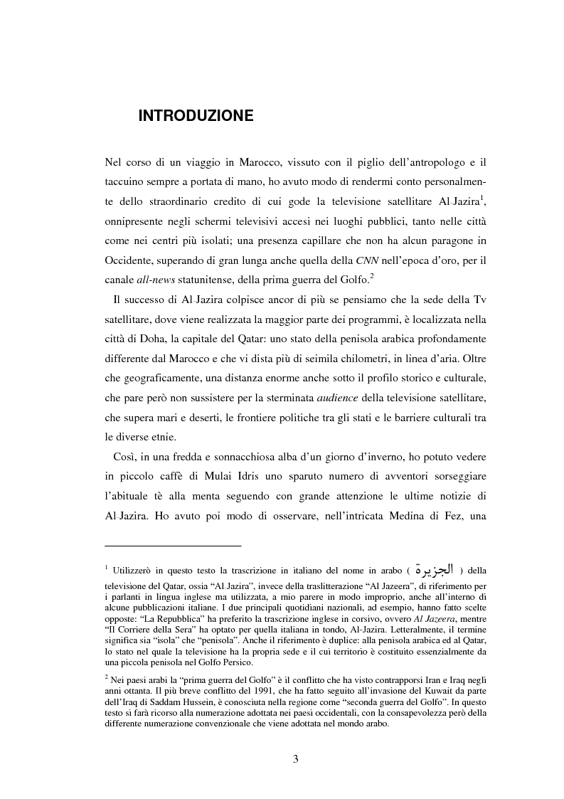 Anteprima della tesi: Lo sguardo di Al-Jazira. L'agenda setting e il concetto di notizia per la televisione satellitare che ha rivoluzionato il giornalismo arabo, Pagina 2