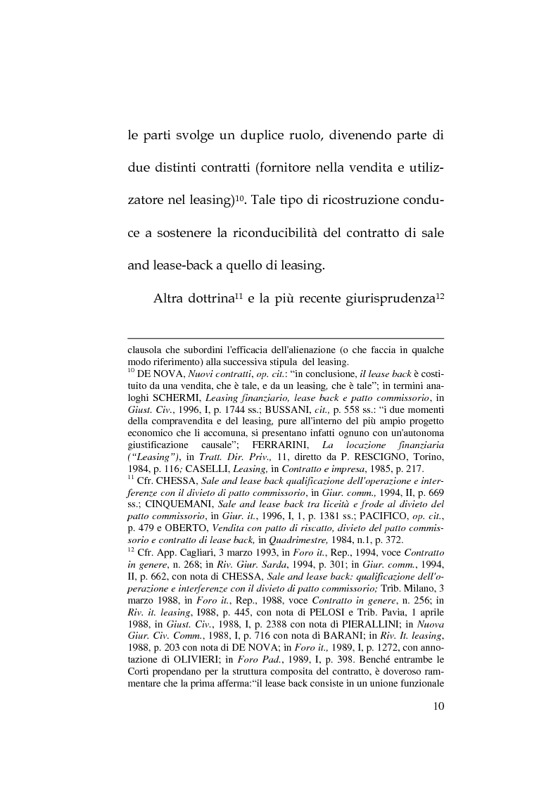Anteprima della tesi: Il lease-back nel panorama delle P.M.I, Pagina 10