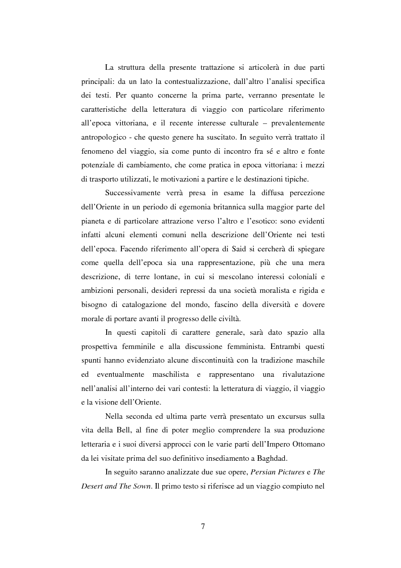Anteprima della tesi: ''The East is full of secrets''. La visione dell'Oriente nei testi di viaggio di Gertrude Bell, Pagina 2