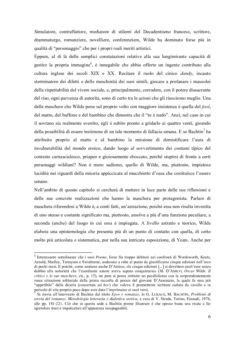 Anteprima della tesi: "Break bitter furies of complexity": self e anti-self nel teatro di W. B. Yeats, Pagina 6