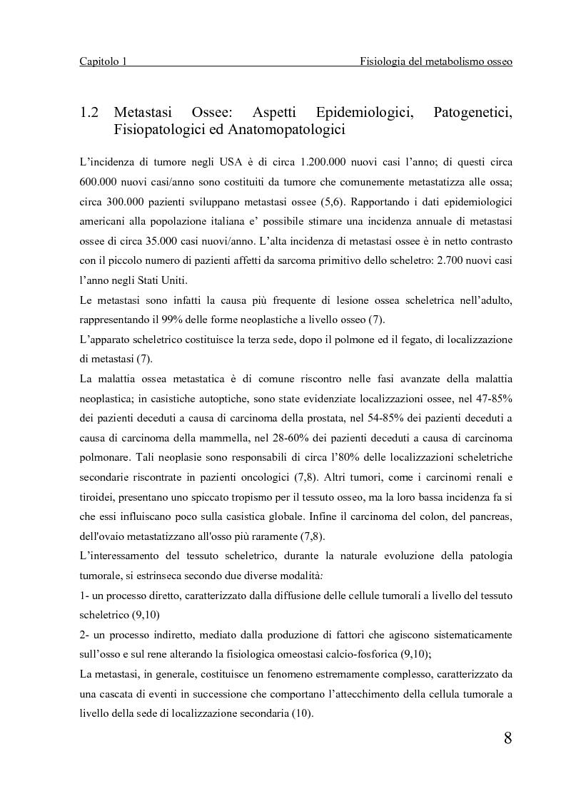 Anteprima della tesi: Terapia radiometabolica delle metastasi ossee in medicina nucleare con Samario-153: aspetti operativi, Pagina 3