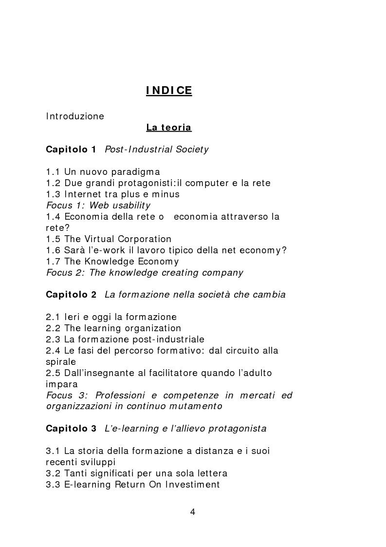 Indice della tesi: Il Mentor: da ''antimaestro'' ad angelo custode elettronico. Il caso SFERA., Pagina 1