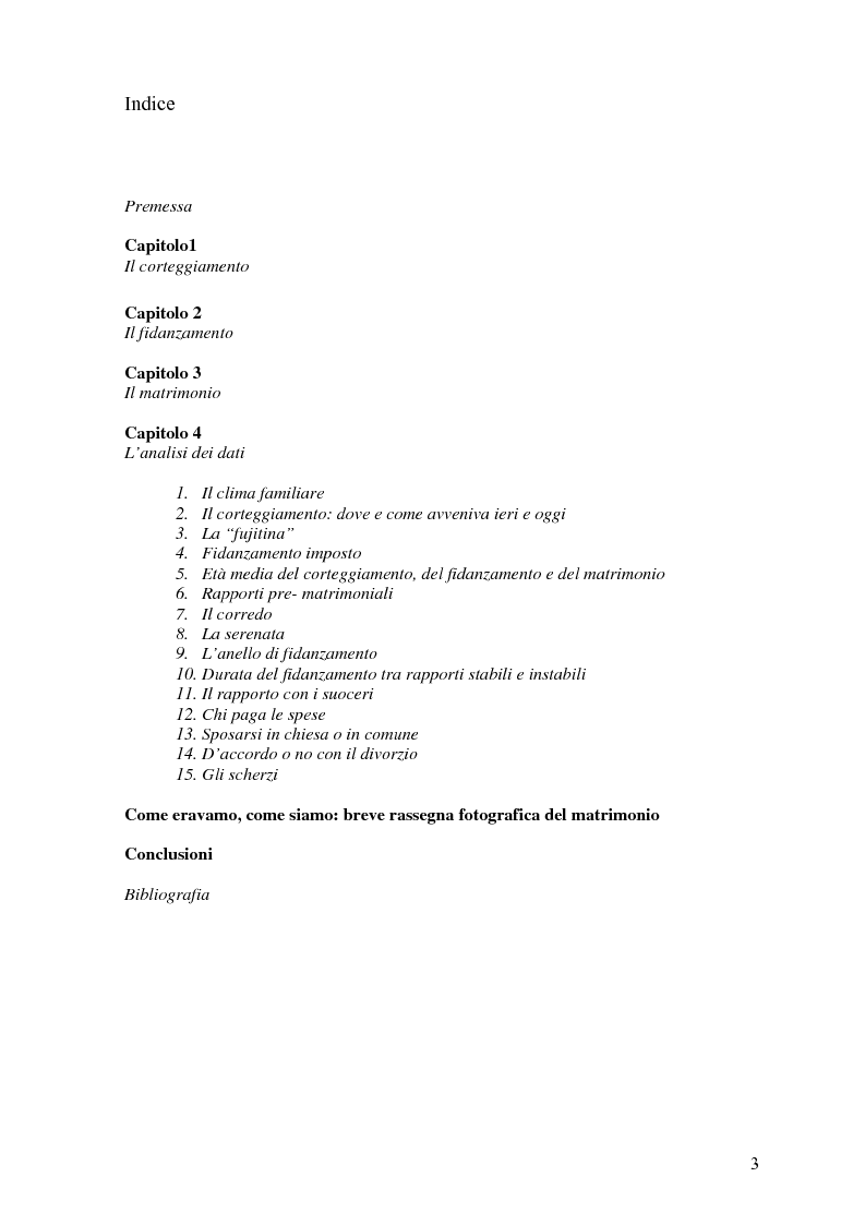 corteggiamento fidanzamento matrimonio