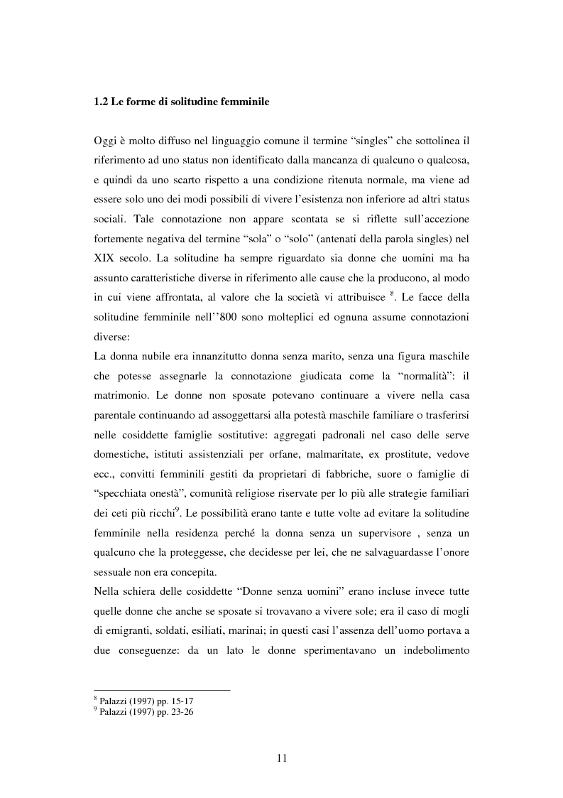 Anteprima della tesi: Corpi delle donne modelli sociali e patologie fra XIX e XX secolo, Pagina 7