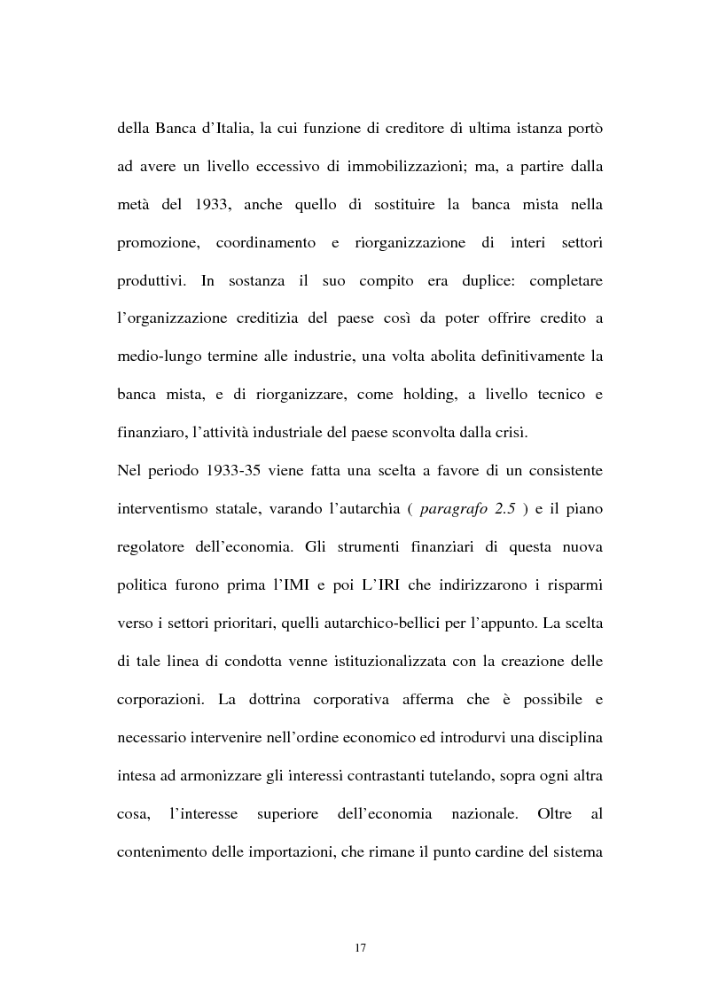 Anteprima della tesi: La crisi del 1929 in Italia, Pagina 15