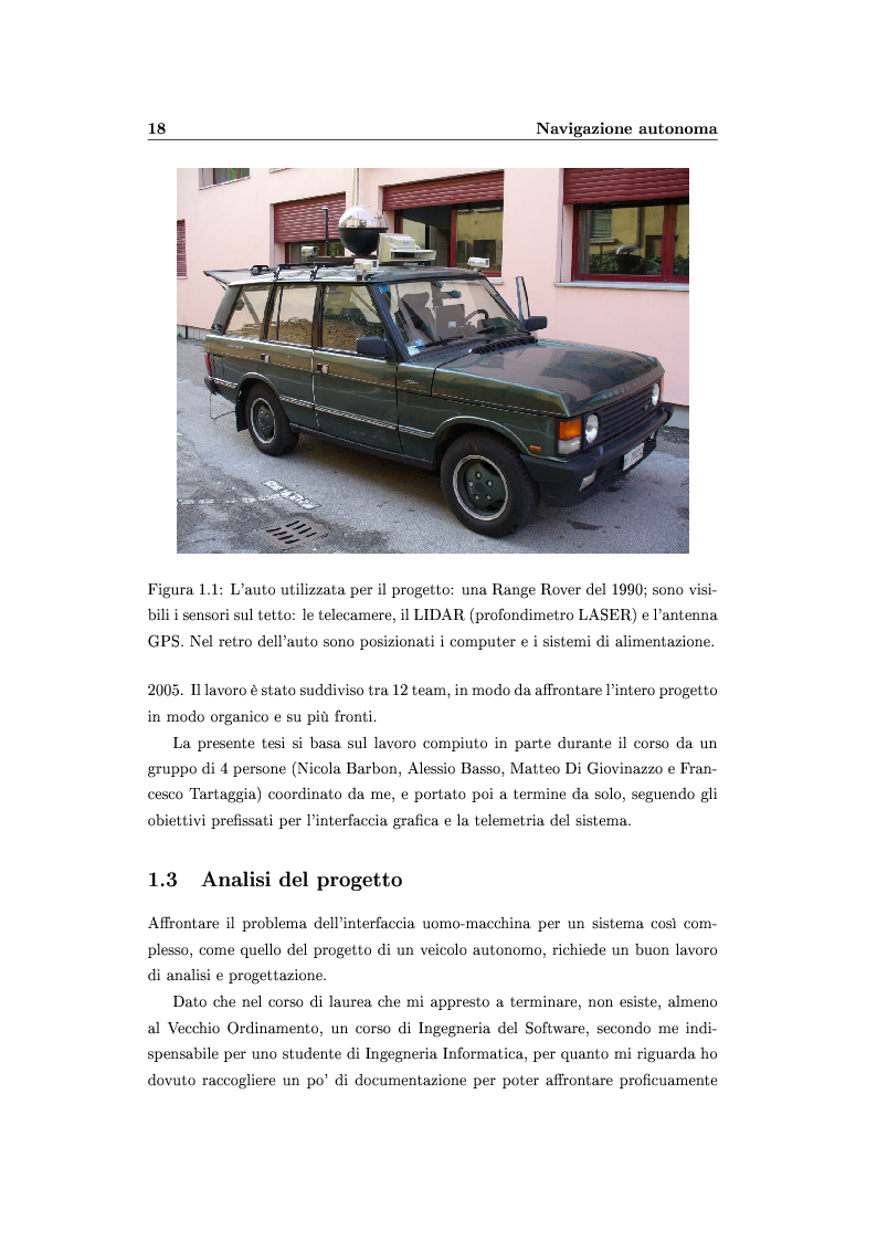 Anteprima della tesi: Interfaccia uomo-macchina per un veicolo autonomo, Pagina 3