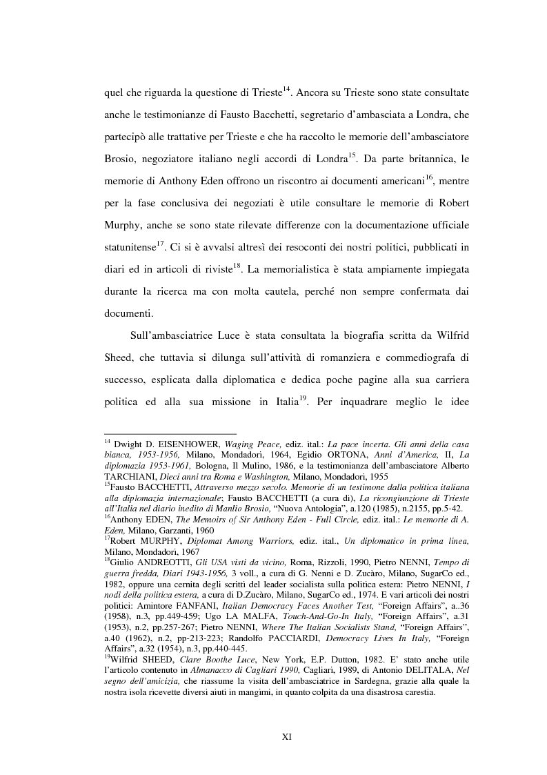 Anteprima della tesi: L'ambasciata di Clare Boothe Luce in Italia, 1953-1956, Pagina 7