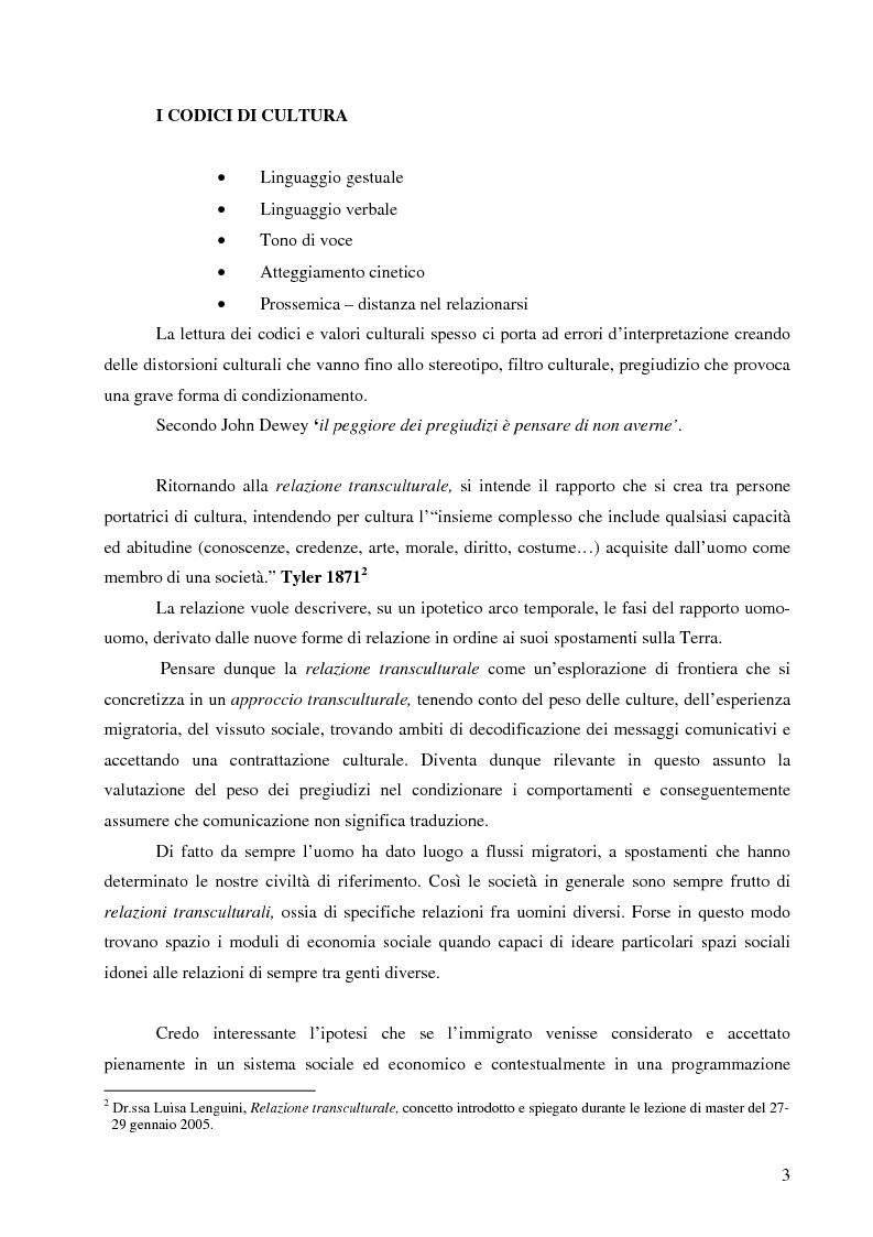 Anteprima della tesi: La cooperazione per i Paesi in Via di Sviluppo verso gli immigrati nelle nostre realtà che cambiano il loro volto, Pagina 3