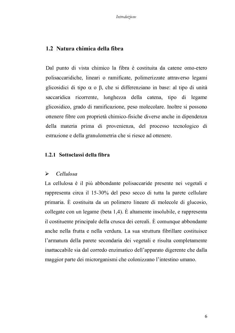 Anteprima della tesi: Utilizzo di nuove miscele enzimatiche di origine fungina per migliorare la qualità nutrizionale della fibra di grano duro., Pagina 6