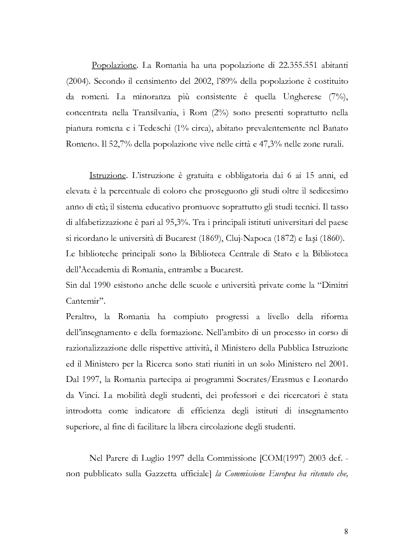 Anteprima della tesi: Percezione e Valutazione della vita quotidiana in un paese post-comunista: la Romania, Pagina 5